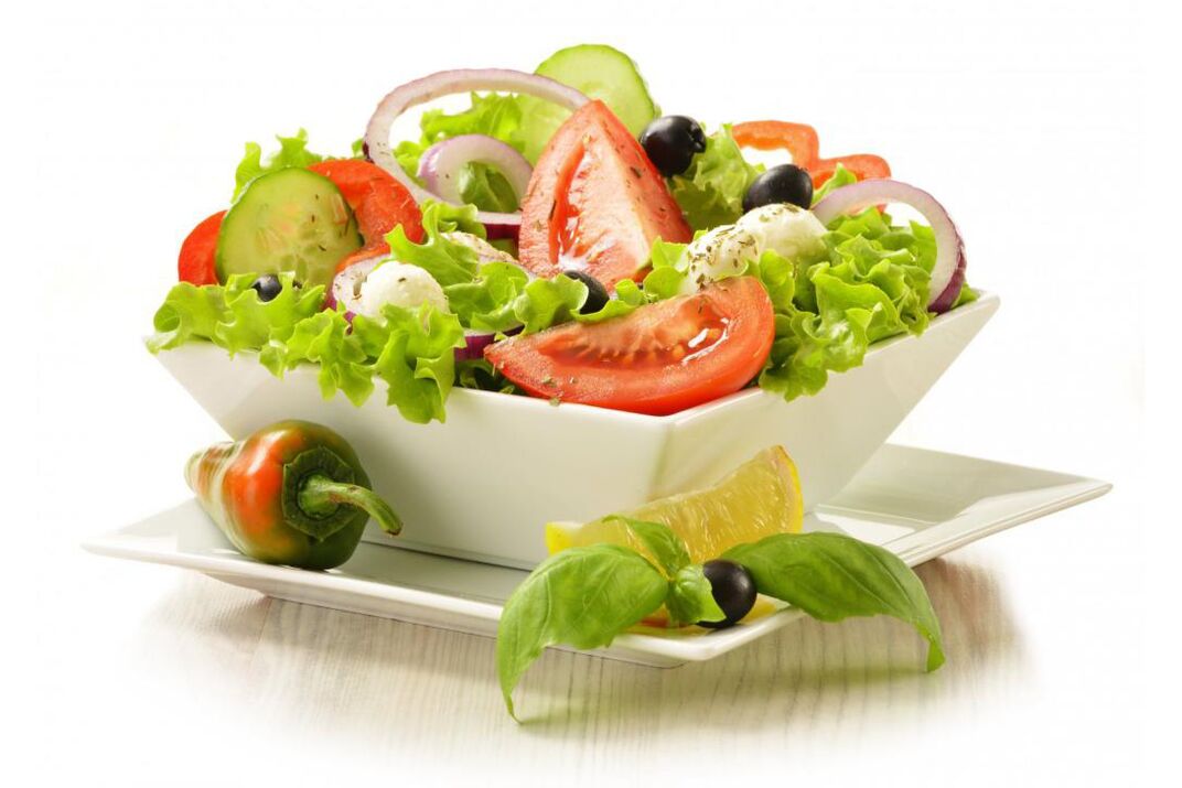 V zeleninové dni chemickej diéty si môžete pripraviť chutné šaláty